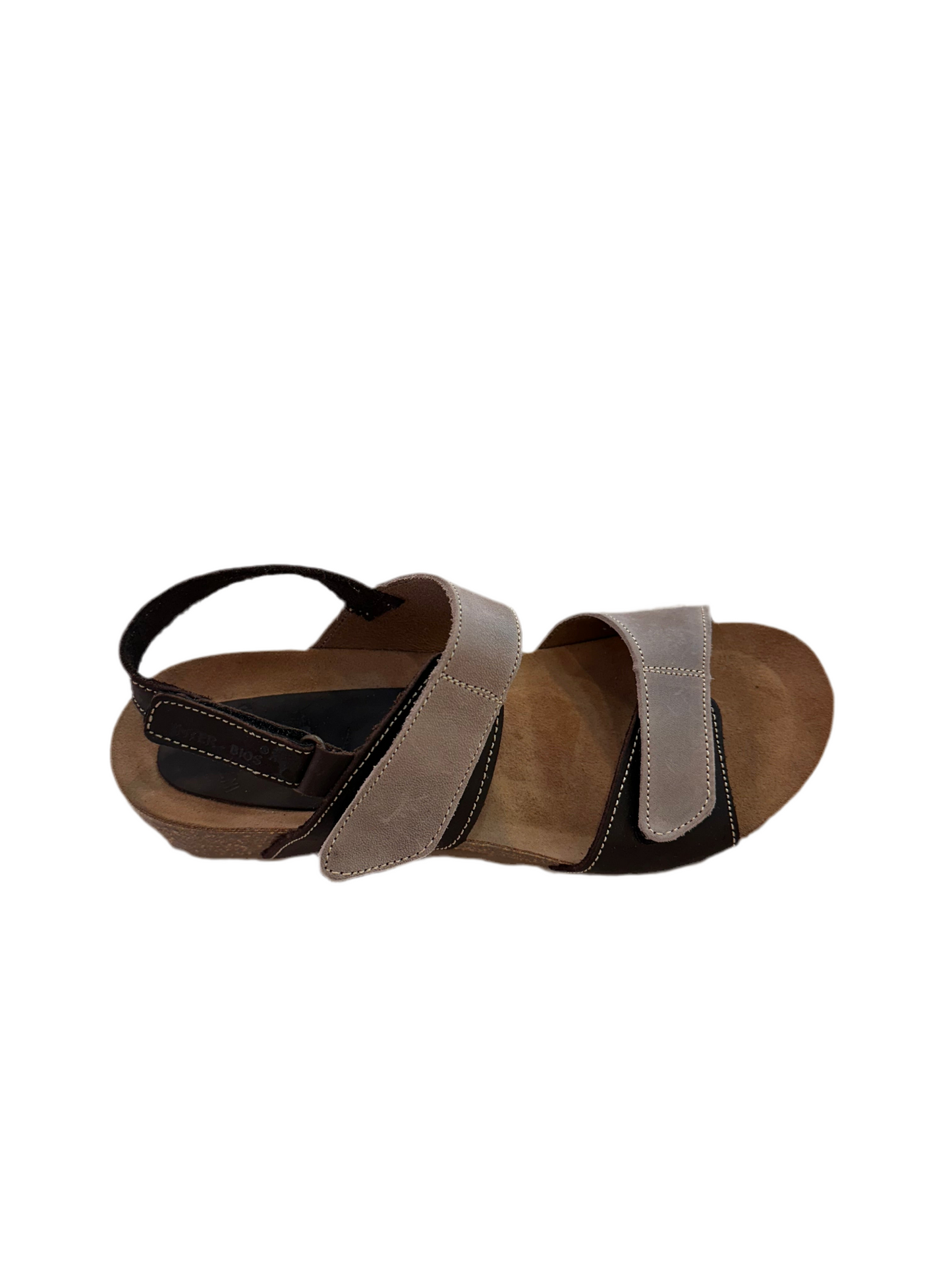 SANDALIA INTERBIOS VELCROS 5343 MOKA PARDO