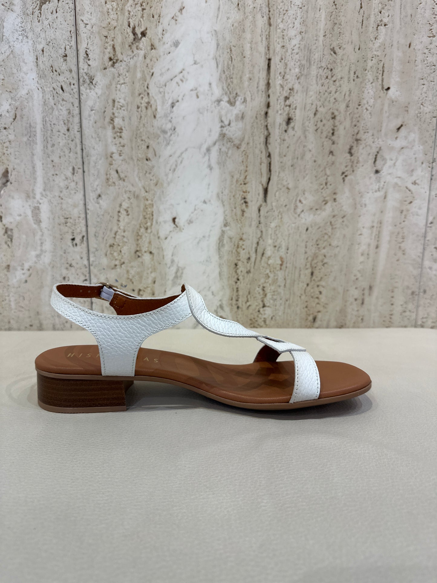 HISPANITAS SANDALIA TACON BLANCO LARA HV232706