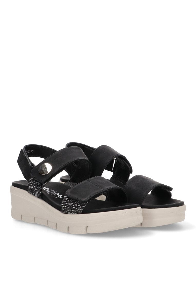 AMARPIES SANDALIA VELCROS CUÑA ABZ23505