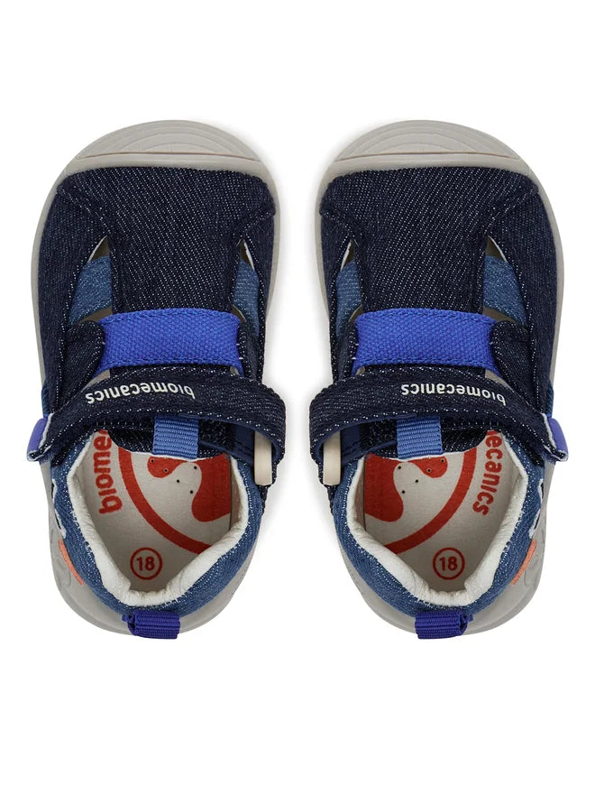 BIOMECANICS SANDALIAS CERRADA BEBE 252176-AZUL