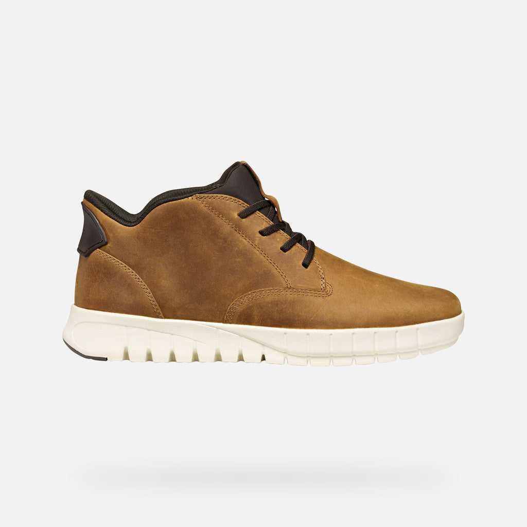 BOTIN GEOX FLEXTRIDE PLUS HOMBRE MARRON