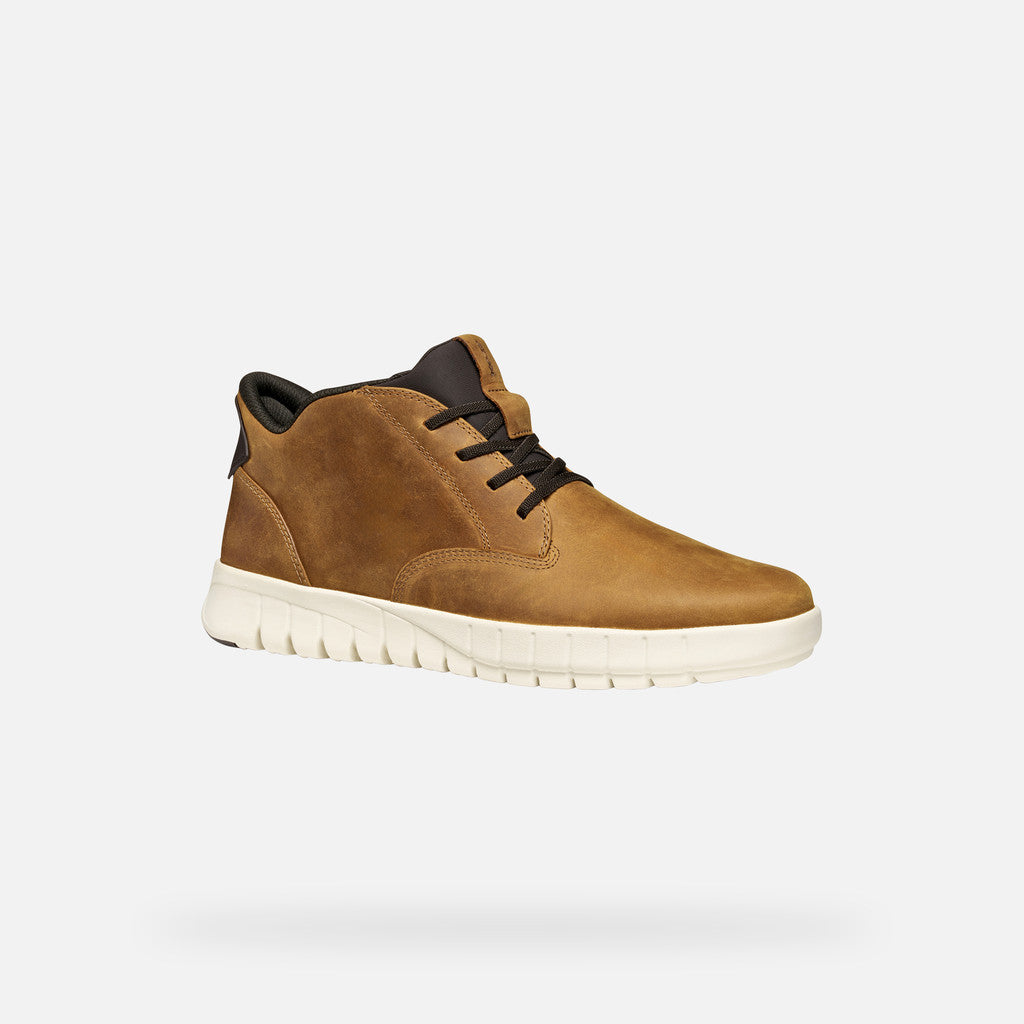 BOTIN GEOX FLEXTRIDE PLUS HOMBRE MARRON