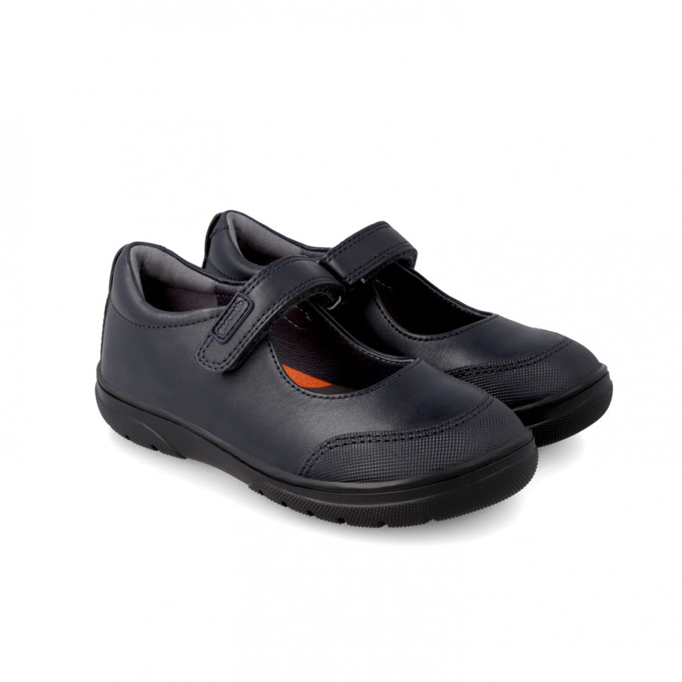 ZAPATO COLEGIAL GARVIALIN AZUL PARA NIÑA 211700-B