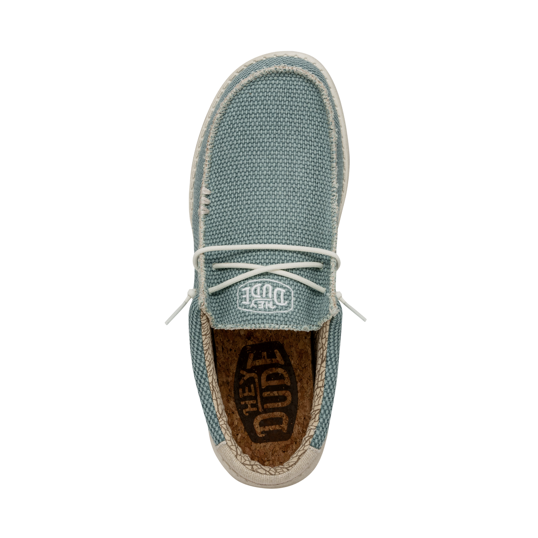 HEY DUDE WALLABY BRAIDED AQUA
