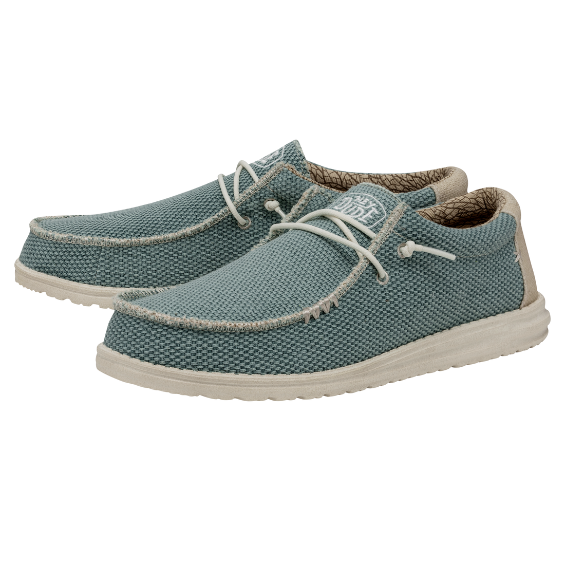 HEY DUDE WALLABY BRAIDED AQUA