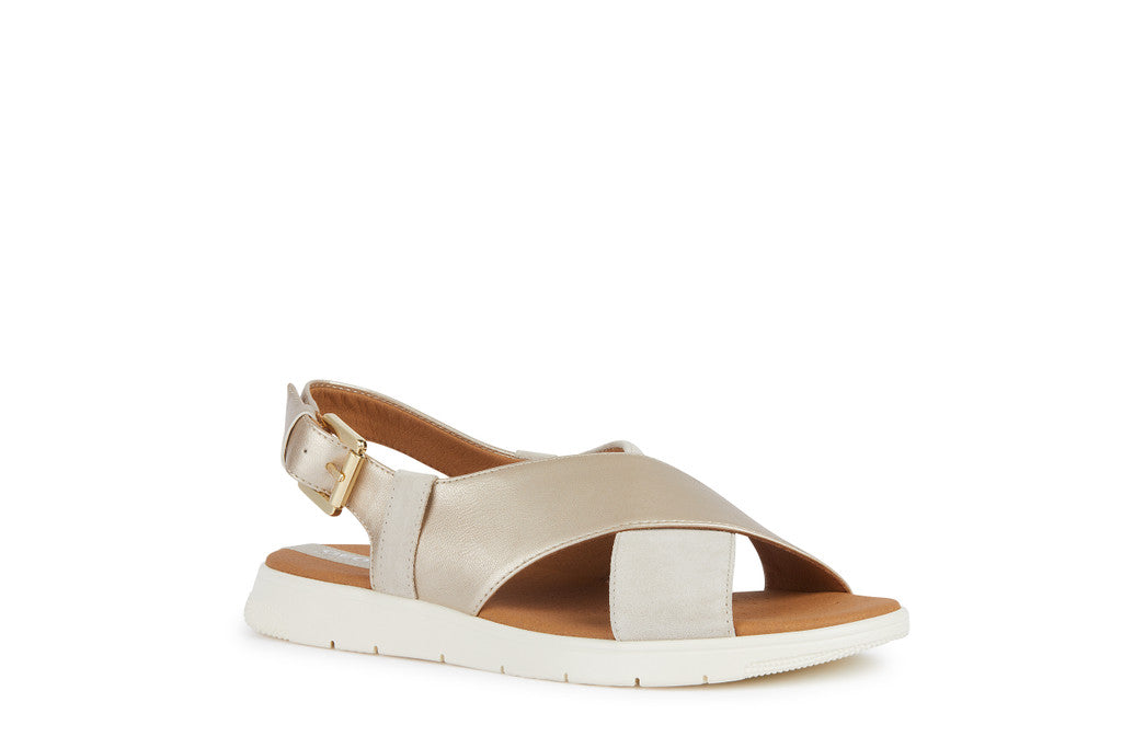 SANDALIA GEOX DANDRA D45NNB DORADA BEIG