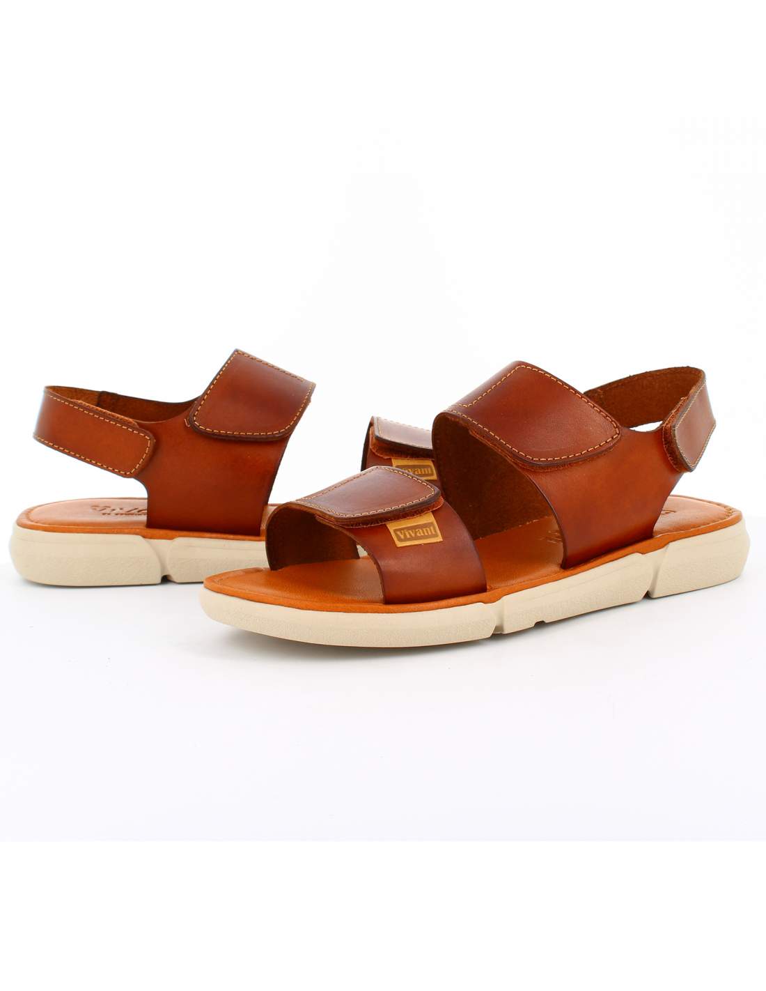 SANDALIAS HOMBRE VIVANT VAQUETILLA VELCRO