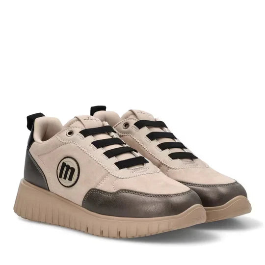 DEPORTIVA ELASTICOS 60886 AFELPADO TAUPE MUSTANG