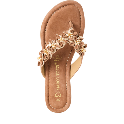 SANDALIA BEIGE MARCO TOZZI FLORES