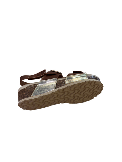 SANDALIA INTERBIOS 5812 PLATINO-OURS