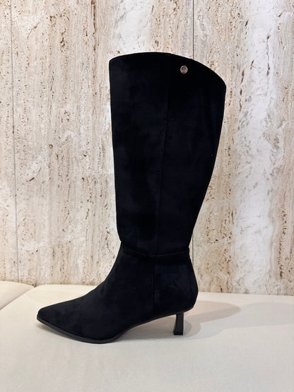 BOTA TACÓN CARRETE NEGRA ISTERIA