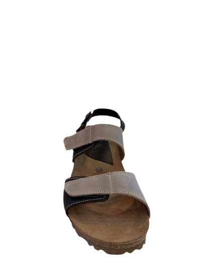 SANDALIA INTERBIOS VELCROS 5343 MOKA PARDO