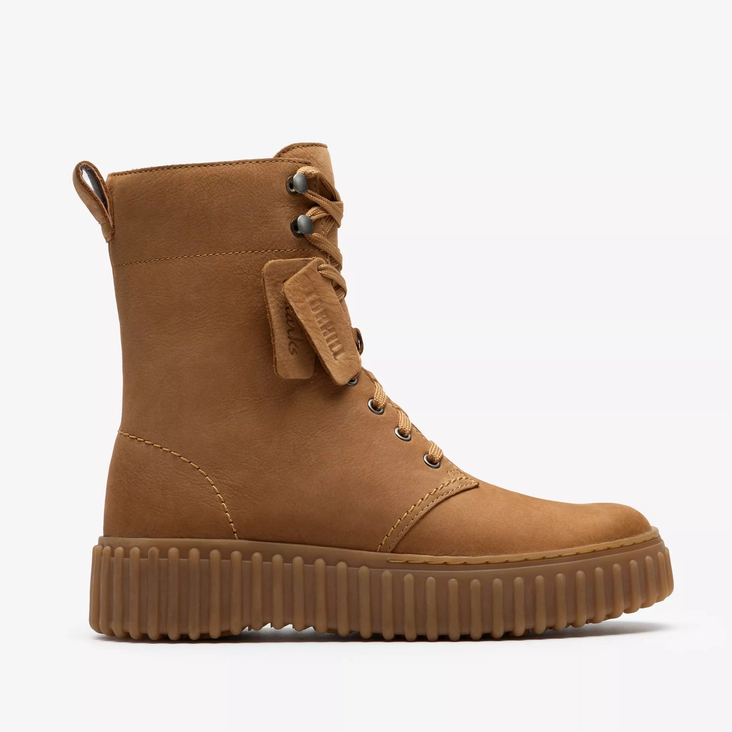 CLARKS BOTA TORHILL STYLE NOBUCK MARRÓN TOSTADO CLARO