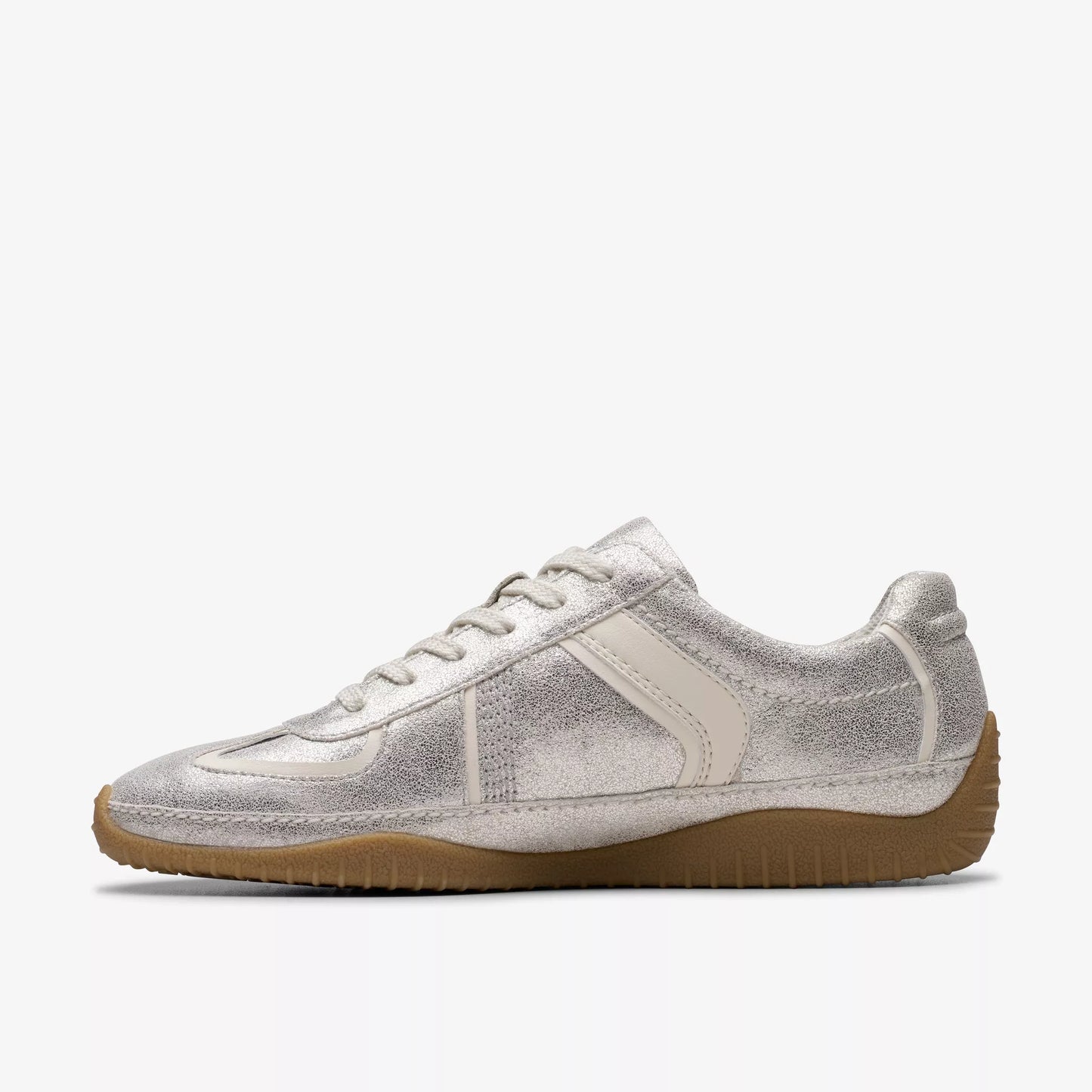 CLARKS ZAPATILLA MERIDOR LO COMBINACIÓN METÁLICA