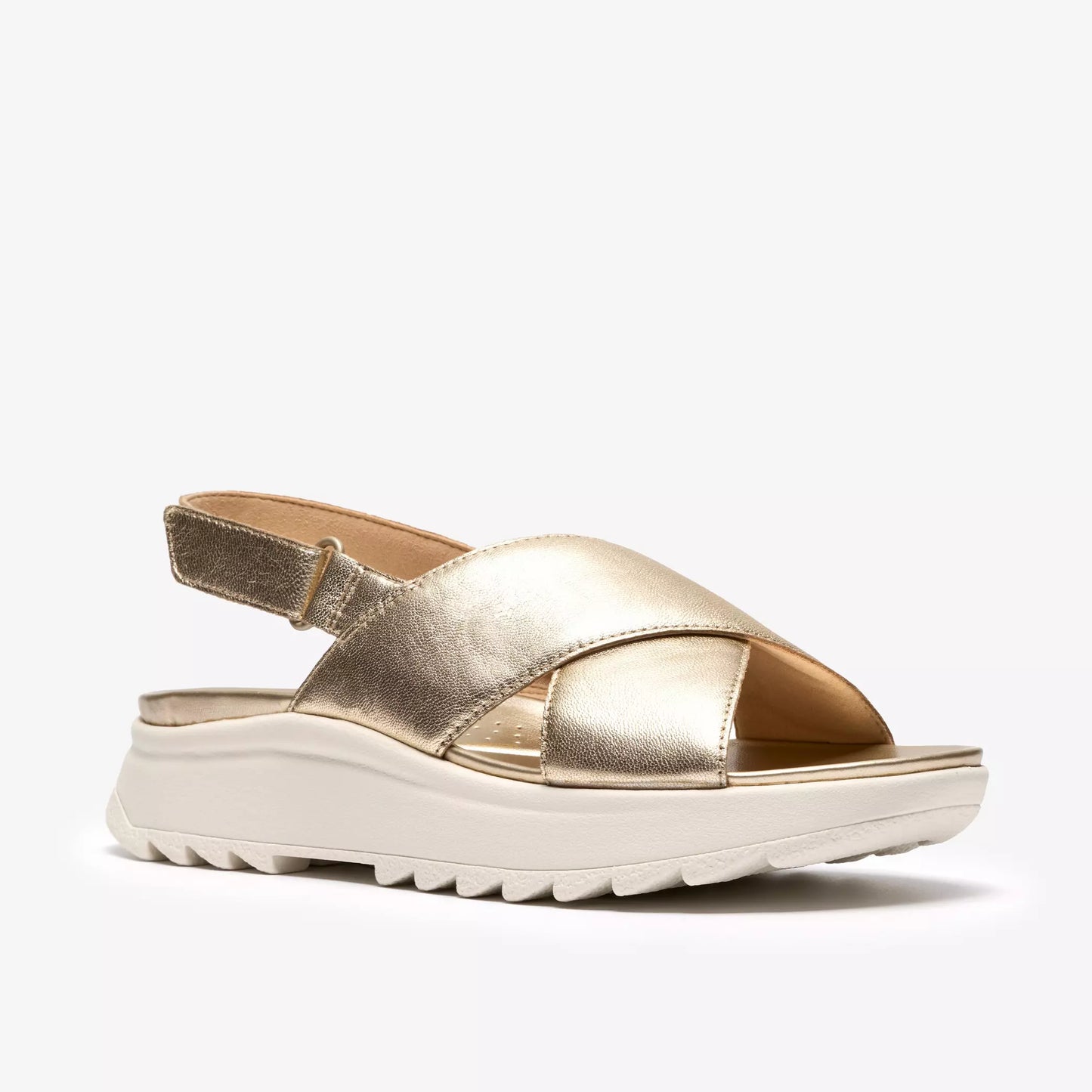 SANDALIA CLARKS DASHLITE WISH GOLD LEATHER