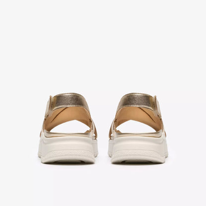 SANDALIA CLARKS DASHLITE WISH GOLD LEATHER
