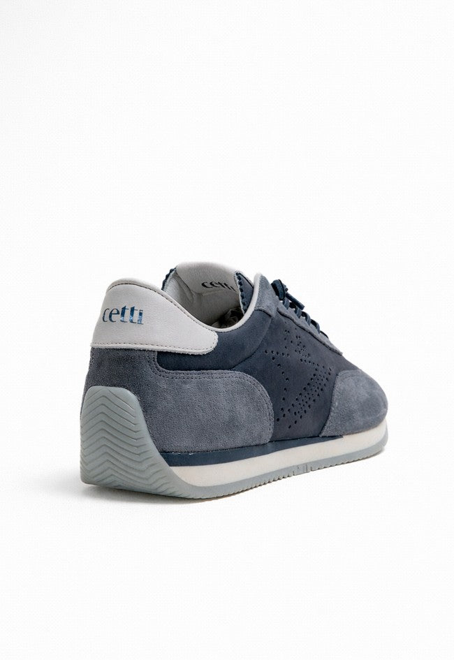 ZAPATILLAS CETTI C-1381 ANTE NATURE PETRÓLEO DE PIEL CON ESTILO RETRO DEPORTIVO