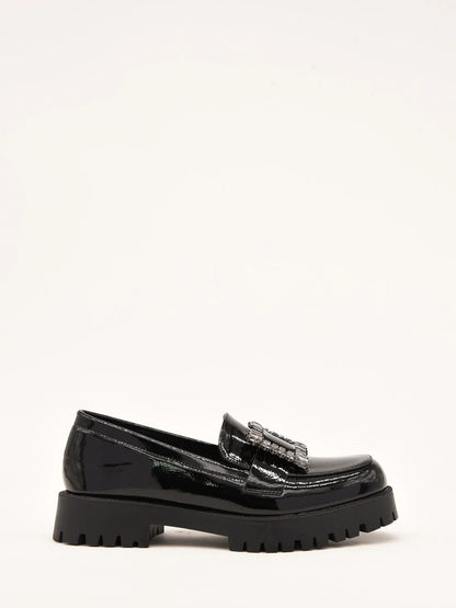 MOCASIN AZAREY NEGRO CHAROL