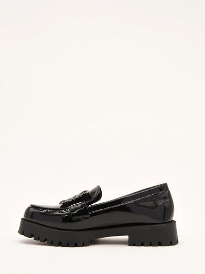 MOCASIN AZAREY NEGRO CHAROL