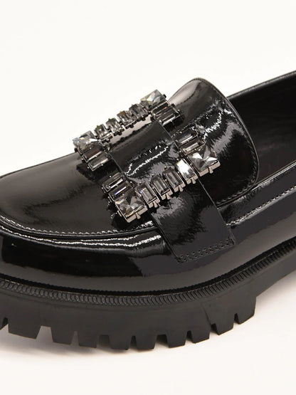 MOCASIN AZAREY NEGRO CHAROL