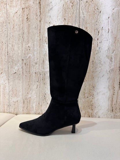 BOTA TACÓN CARRETE NEGRA ISTERIA