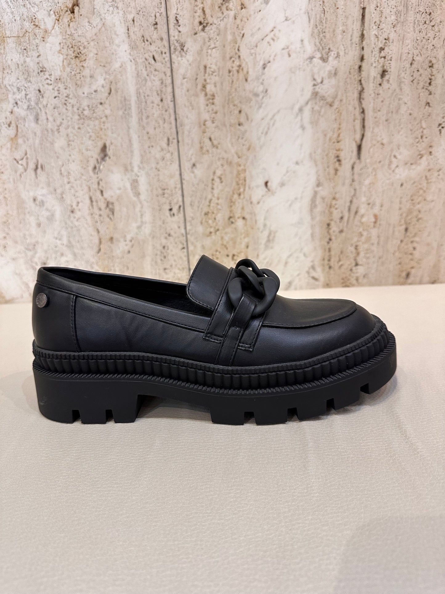 XTI MOCASIN CADENA NEGRO