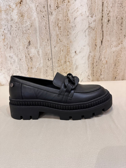 XTI MOCASIN CADENA NEGRO