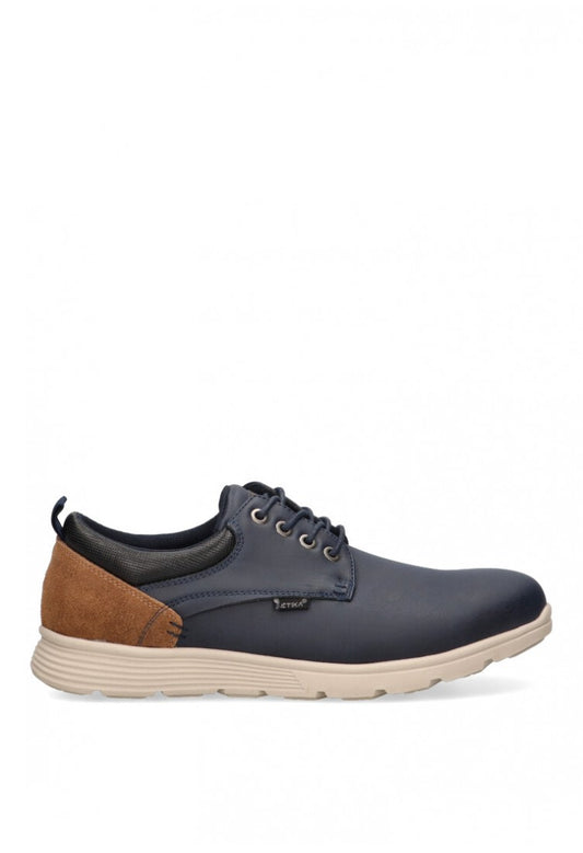 ZAPATO SPORT AZUL CORDON
