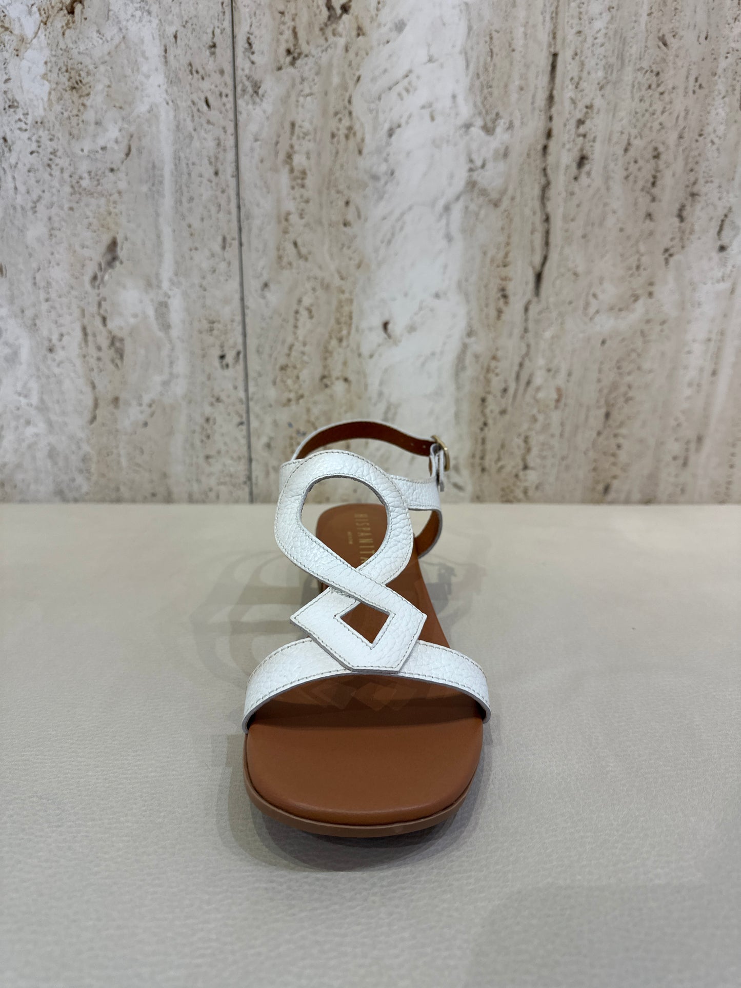 HISPANITAS SANDALIA TACON BLANCO LARA HV232706