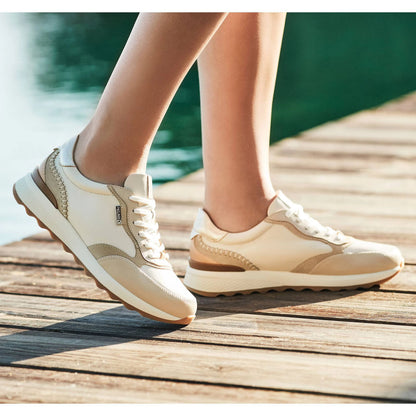 ZAPATILLA PIKOLINOS MARFIL ARRECIFE W1M-6625C1