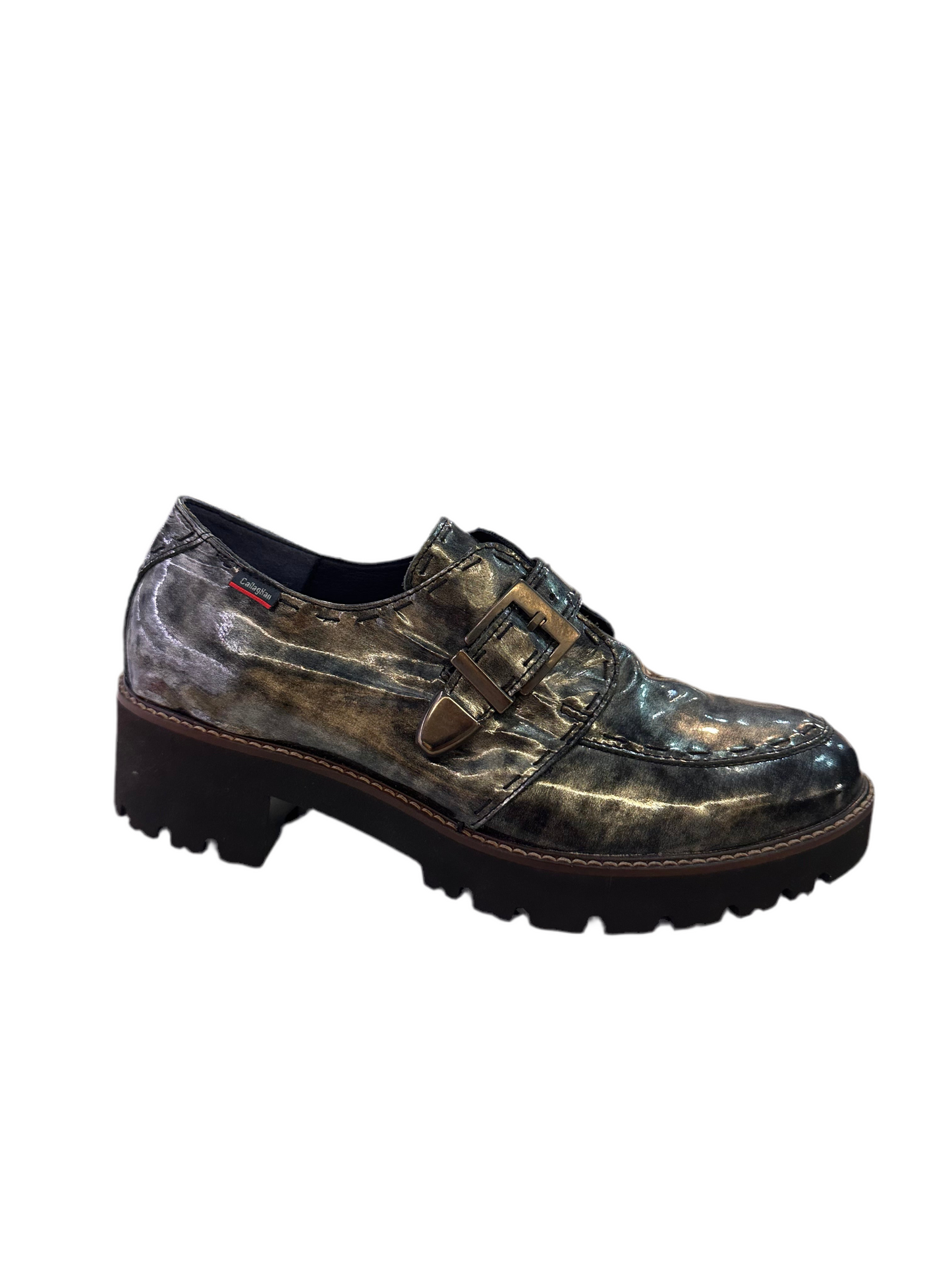 CALLAGHAN MOCASIN METALIZADO HEBILLA