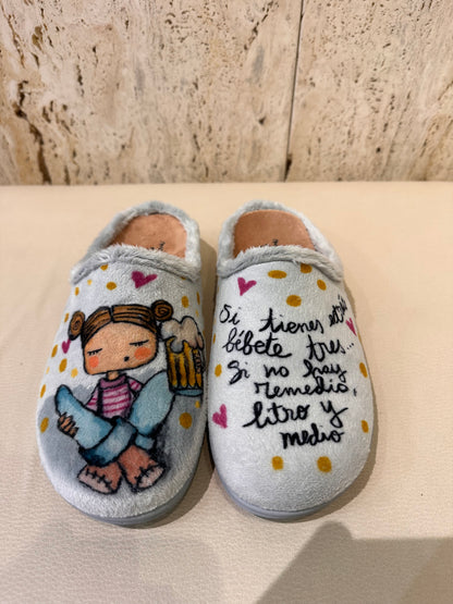 ZAPATILLA CASA JARRA