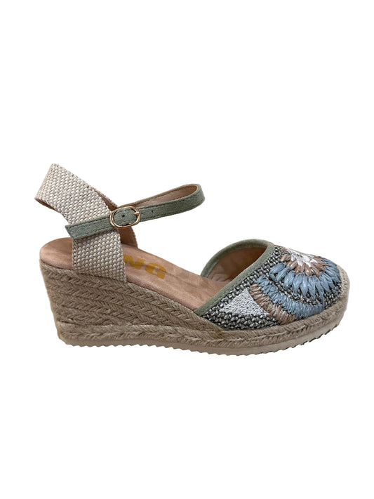 ALPARGATA YUTR CUÑA FLOR