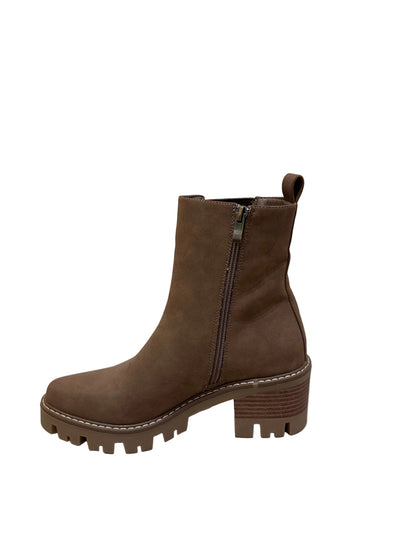 BOTIN PLATAFORMA TAUPE