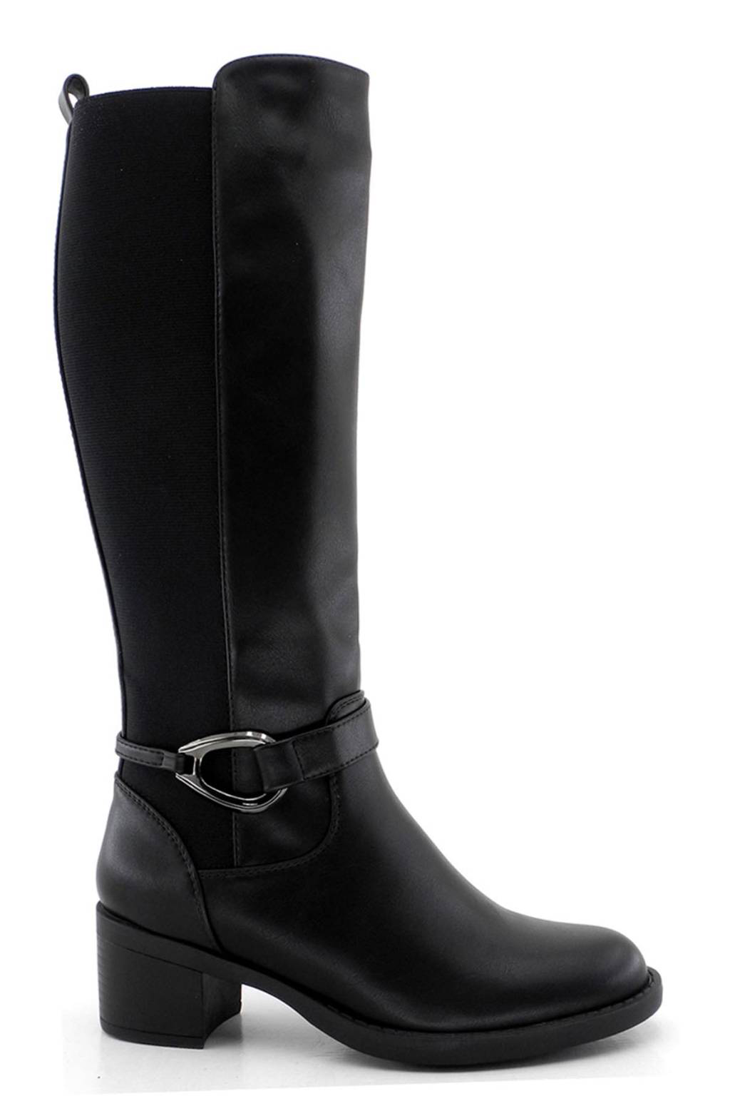 BOTA NEGRA AMARPIES TACÓN