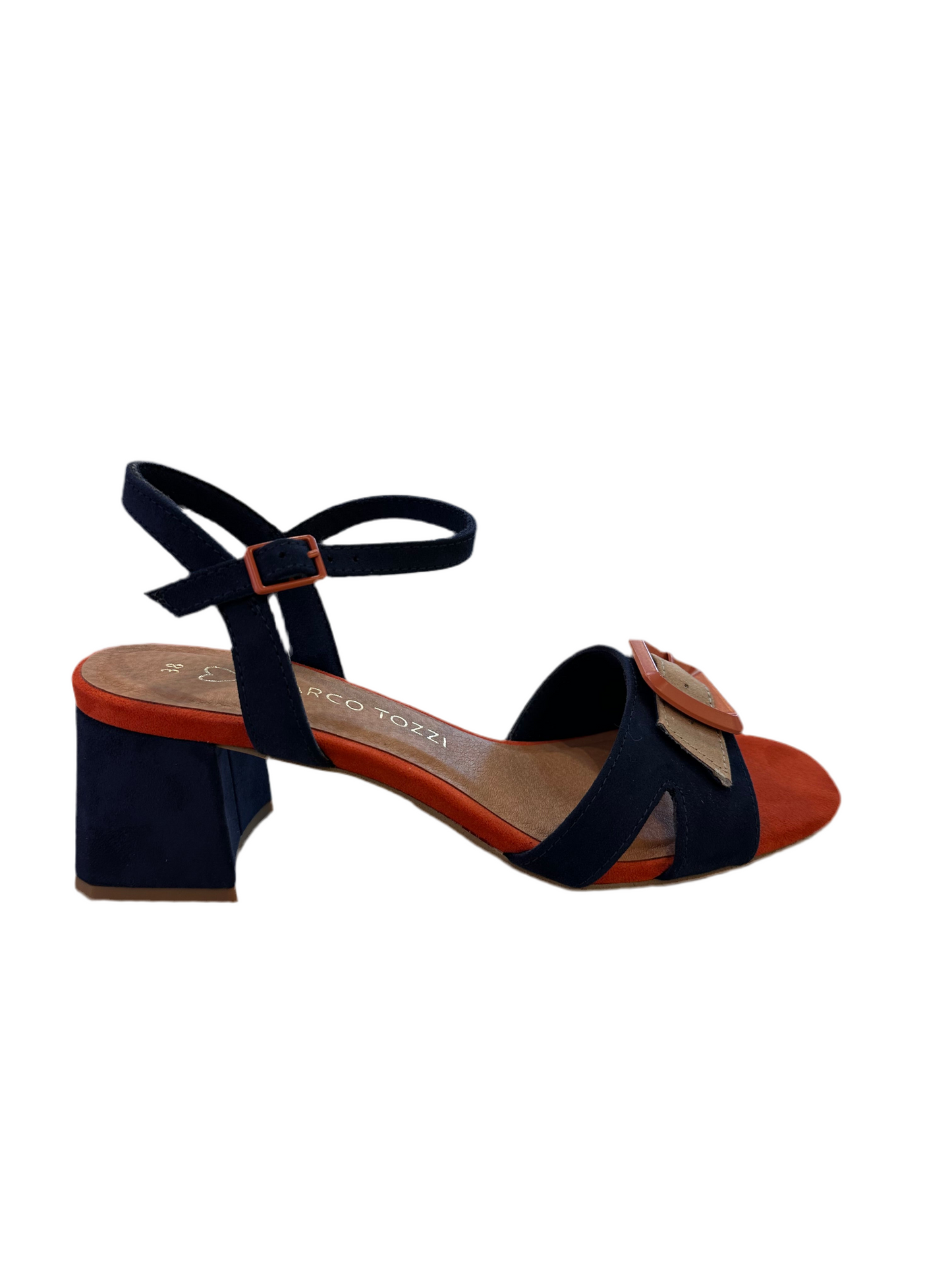 SANDALIA TACON MARCO TOZZI NAVY COMBINADA