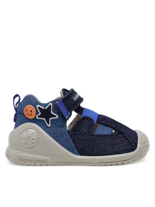 BIOMECANICS SANDALIAS CERRADA BEBE 252176-AZUL