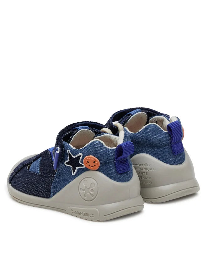 BIOMECANICS SANDALIAS CERRADA BEBE 252176-AZUL