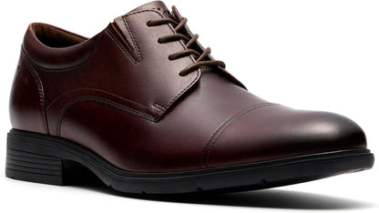 ZAPATO CLARKS STEADWELL CAP MAHOGANY
