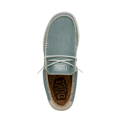 HEY DUDE WALLABY BRAIDED AQUA