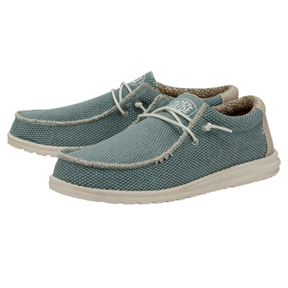 HEY DUDE WALLABY BRAIDED AQUA
