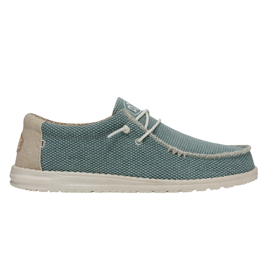 HEY DUDE WALLABY BRAIDED AQUA