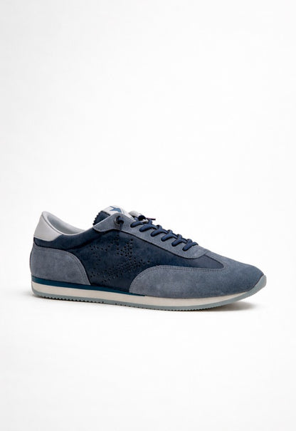 ZAPATILLAS CETTI C-1381 ANTE NATURE PETRÓLEO DE PIEL CON ESTILO RETRO DEPORTIVO