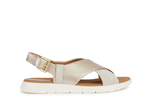 SANDALIA GEOX DANDRA D45NNB DORADA BEIG