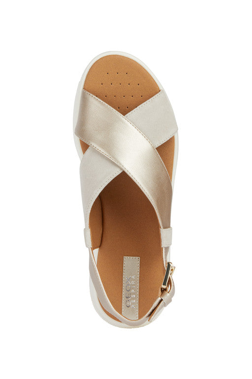 SANDALIA GEOX DANDRA D45NNB DORADA BEIG