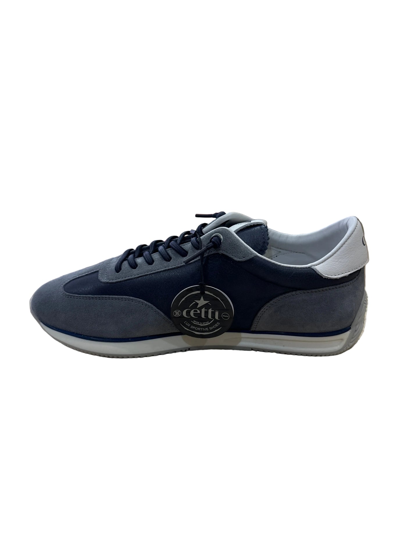 ZAPATILLAS CETTI C-1381 ANTE NATURE PETRÓLEO DE PIEL CON ESTILO RETRO DEPORTIVO