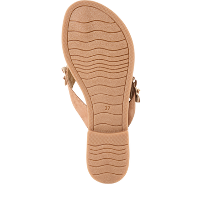 SANDALIA BEIGE MARCO TOZZI FLORES