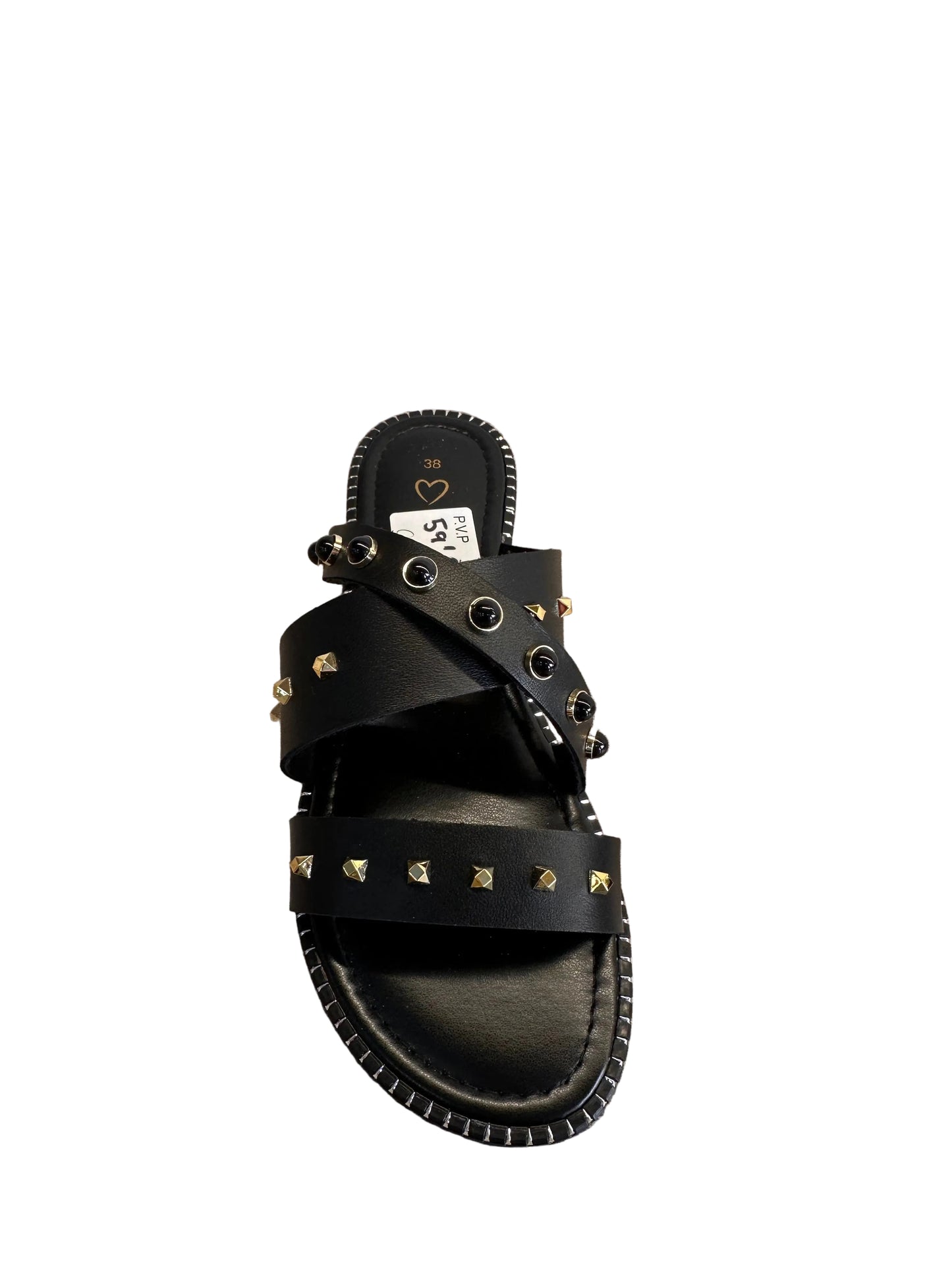 SANDALIA MARCO TOZZI TACHAS NEGRA