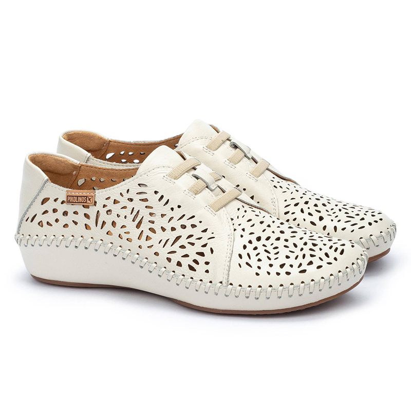 ZAPATO PIKOLINOS P VALLARTA 655-4783 ELÁSTICO NATA CUÑA