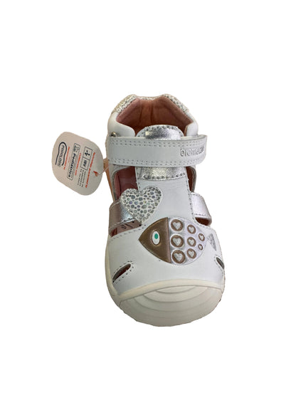 BIOMECANICS SANDALIA CERRADA BLANCA 262108-C313